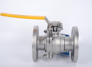 Ball valve with flange connection, 304 stainless steel material