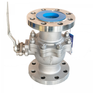 Ball valve with flange connection, 304 stainless steel material